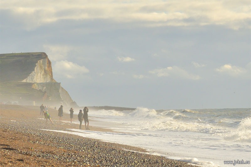 Waves on the beach, Seaford, Sussex