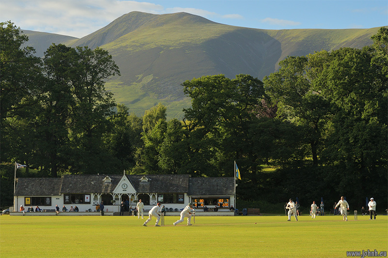Cricket at Fitz Park, Keswick