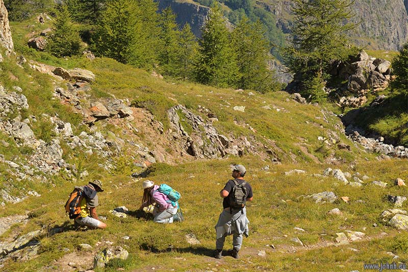Hike from the téléphérique at La Grave, Alpes-de-Haut-Provence