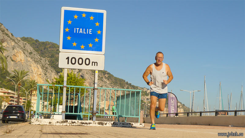 Running at Menton