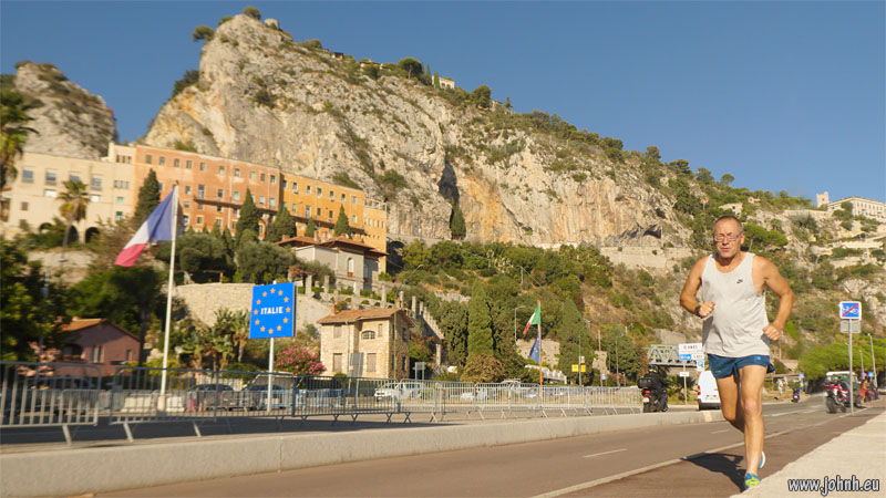 Running at Menton