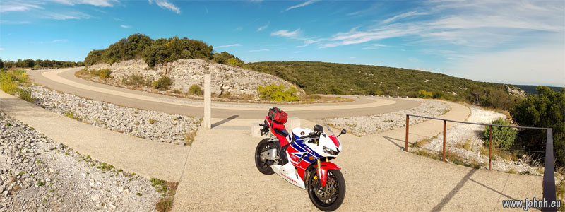 Ardèche gorges rim road