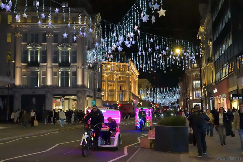 West End Christmas lights 2025