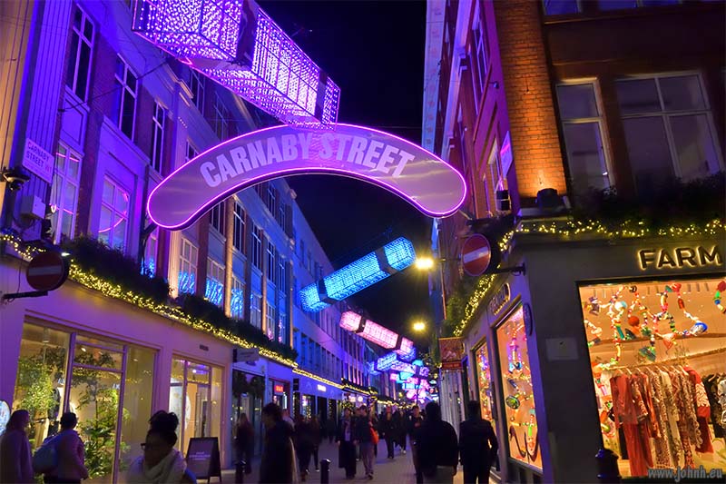 West End Christmas lights 2025