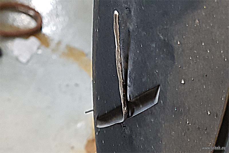 Nail in tyre