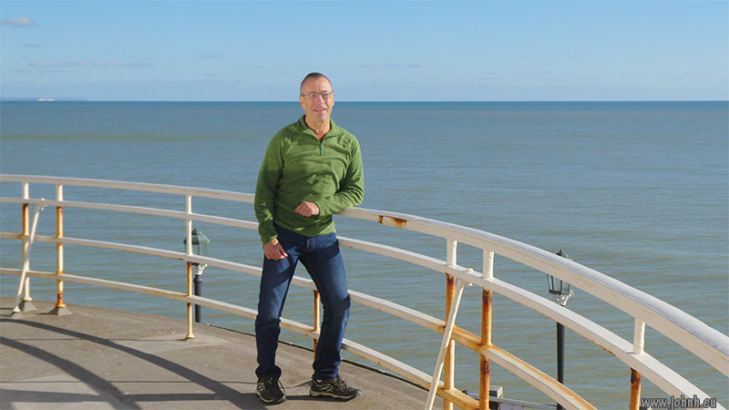 On the pier at Worthing-on-Sea, Sussex