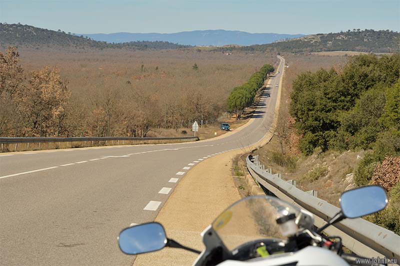 Riding my CBR600RR in Provence