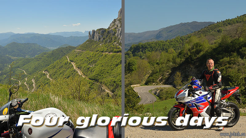 Four glorious days riding in Provence postcard