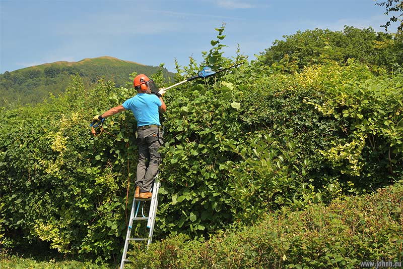 Garden eating in Keswick 