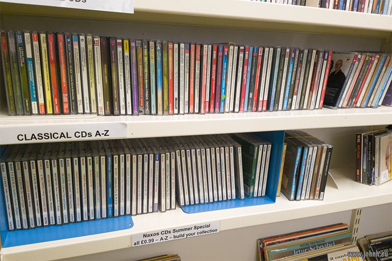 My CD shelf with new additions