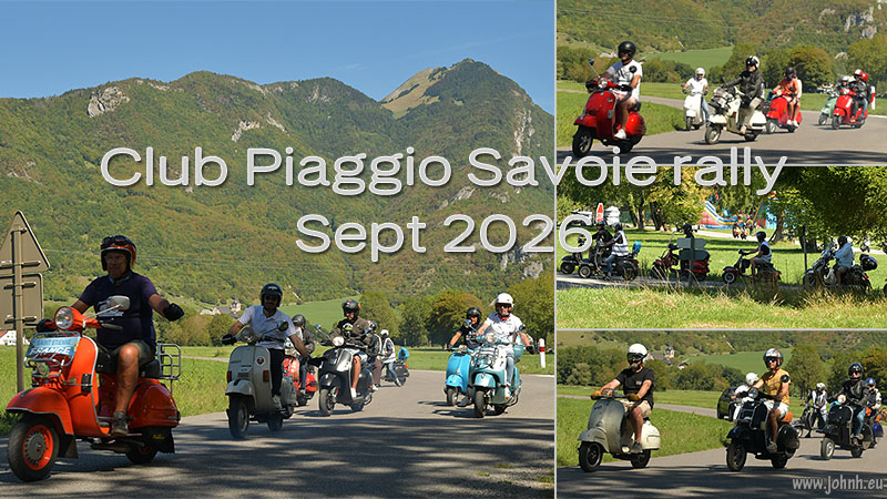 Club Piaggio Savoie rally